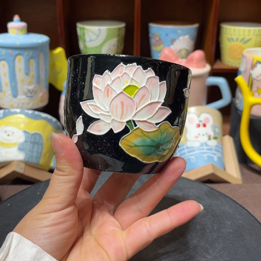 陶杯子景德镇陶瓷马克杯