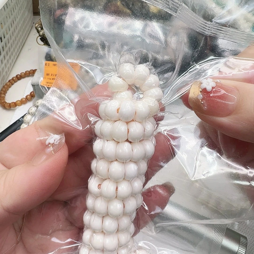 白玉菩提手串76坨坨大肠8-108蒜瓣