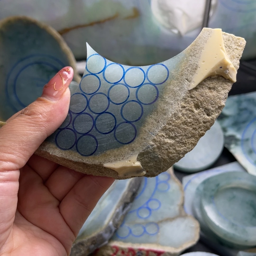 未镶嵌定制翡翠水****花