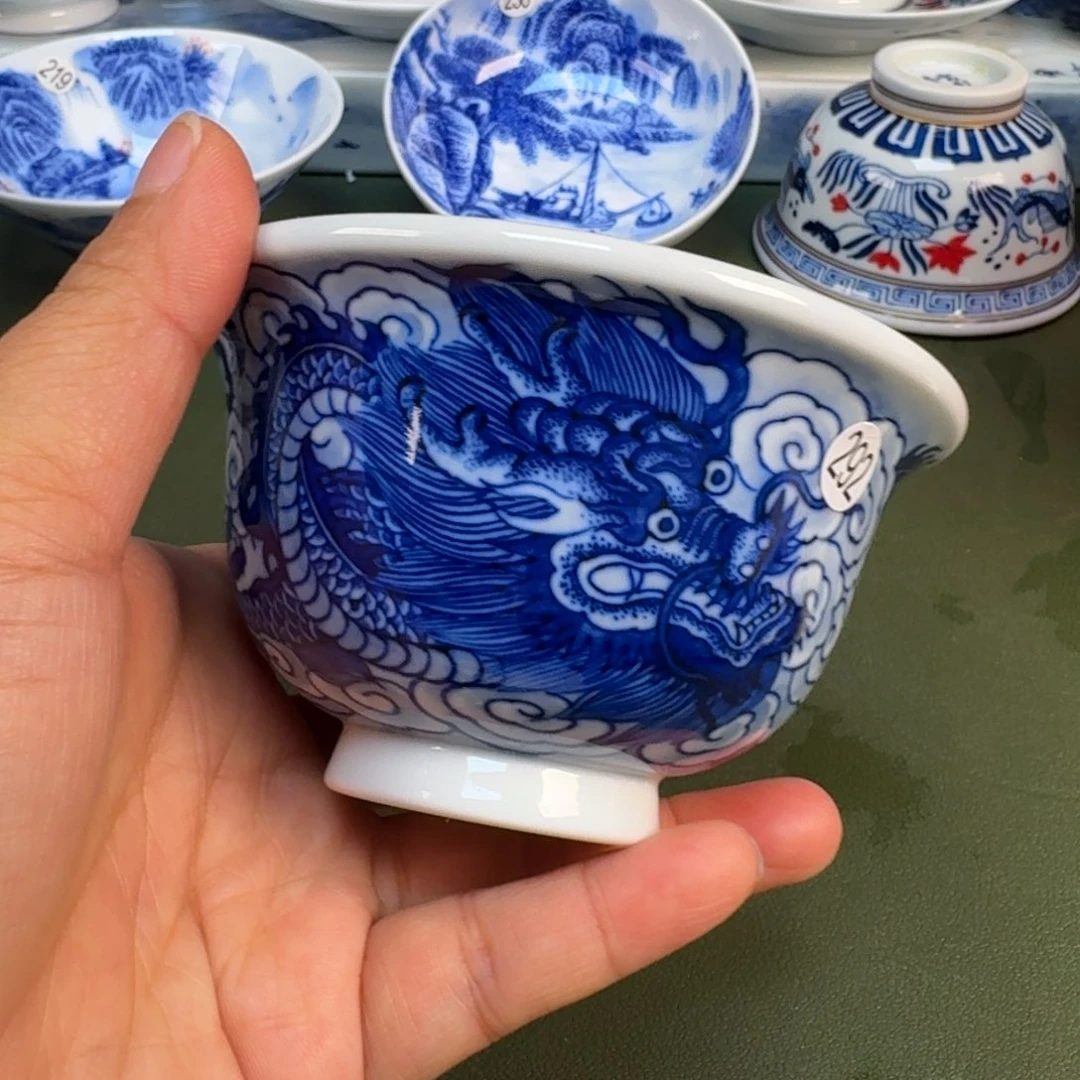 陶景德镇纯手绘茶具圆圆292