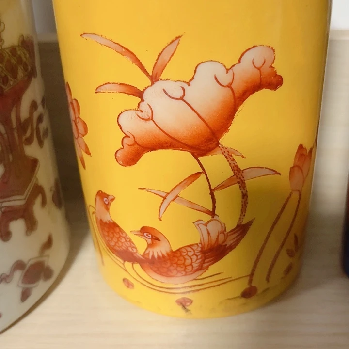 摆件妙**花陶瓷摆件不固定一件