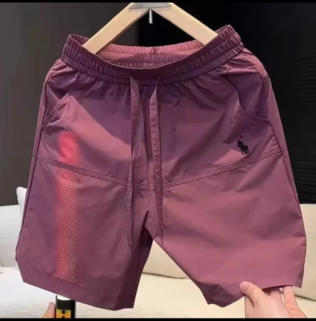 【玲妹妹】2516.#夏季凉感激光打孔速干薄款休闲宽松工装五分裤