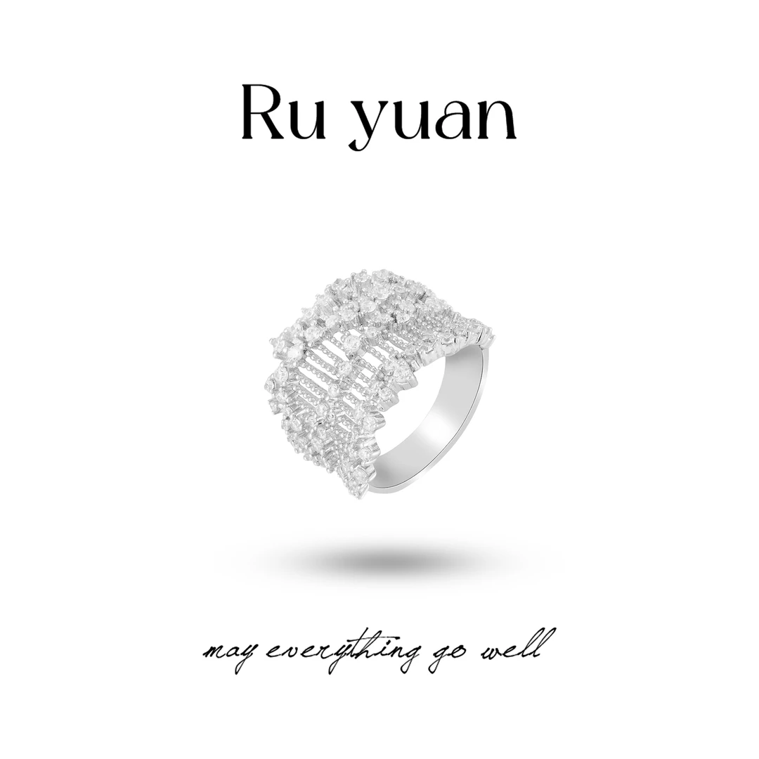 【星空蕾丝】镀K金戒指 RYKJ0039 RYKJ0040