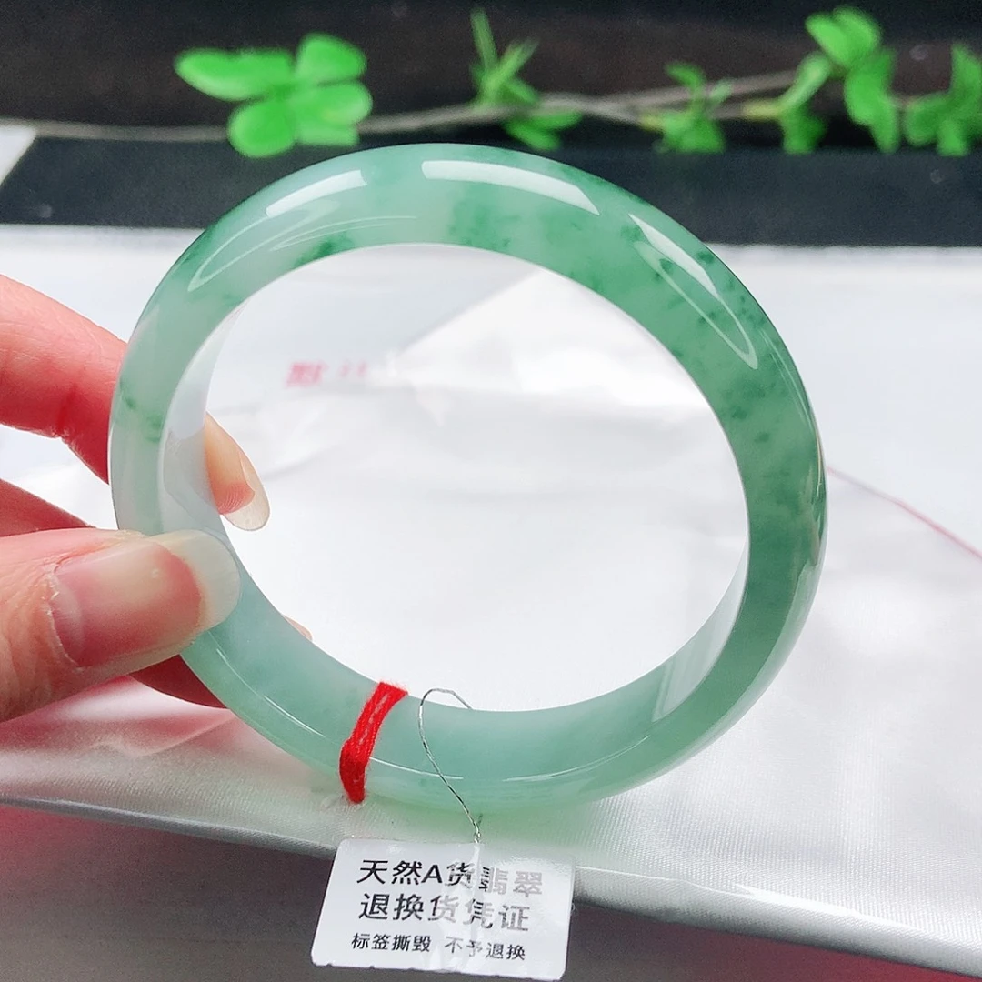 未镶嵌手镯翡翠58圈
