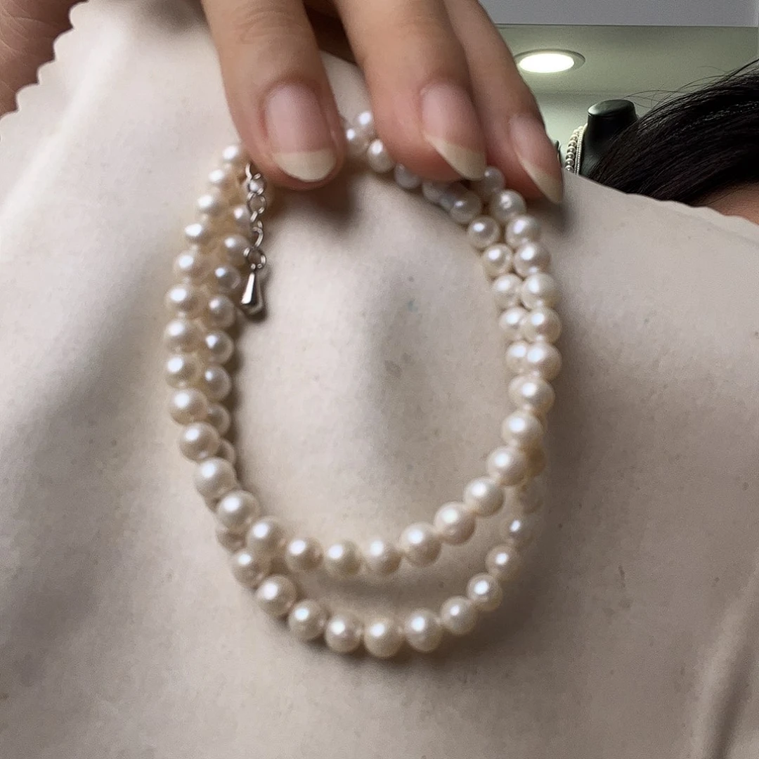 淡水珍珠未镶嵌颈饰