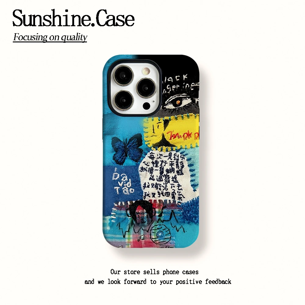 【小臻壳专属】菲林二合一适用苹果华为vivo小米oppo手机壳拼接插画