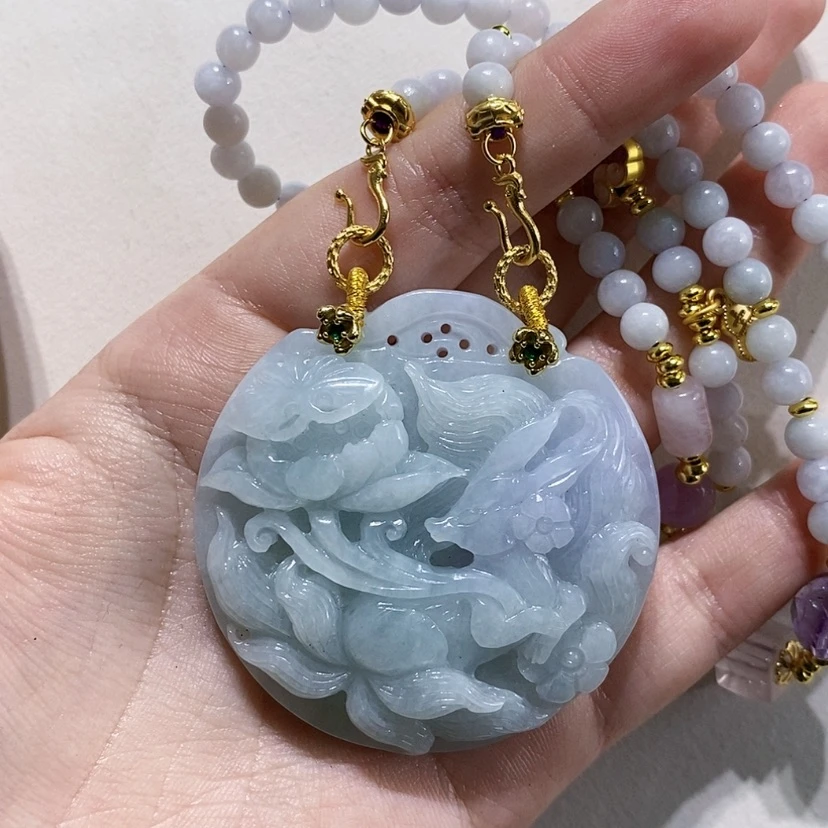 【闪购商品】颈饰未镶嵌翡翠流**水