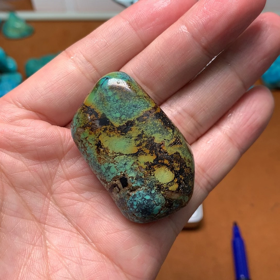 绿松石珠宝奇石未镶嵌?*逸