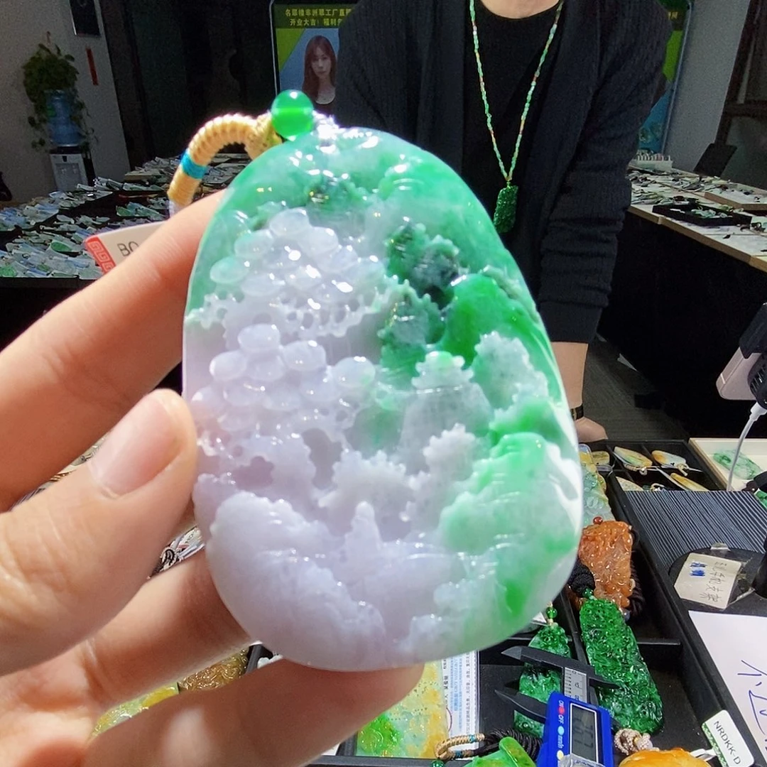 颈饰未镶嵌翡翠翡翠