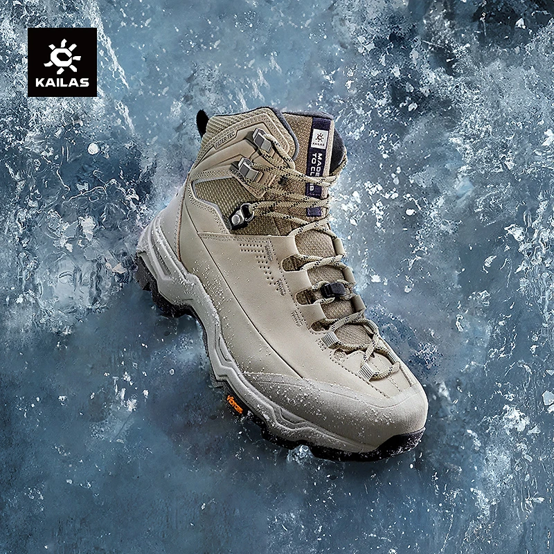 KAILAS凯乐石N53-2 冰面止滑徒步鞋中帮加绒保暖防水防滑户外女款