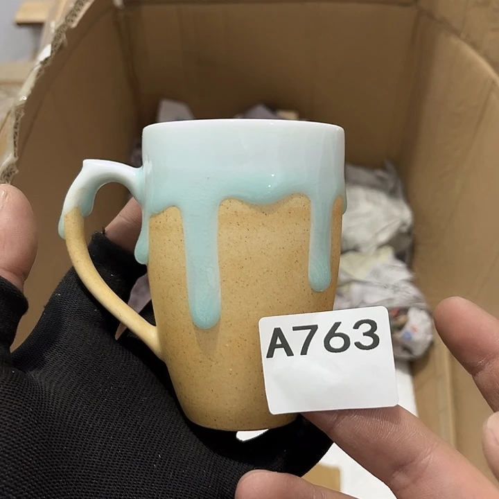 瓷片茶摆件工艺品摆件666