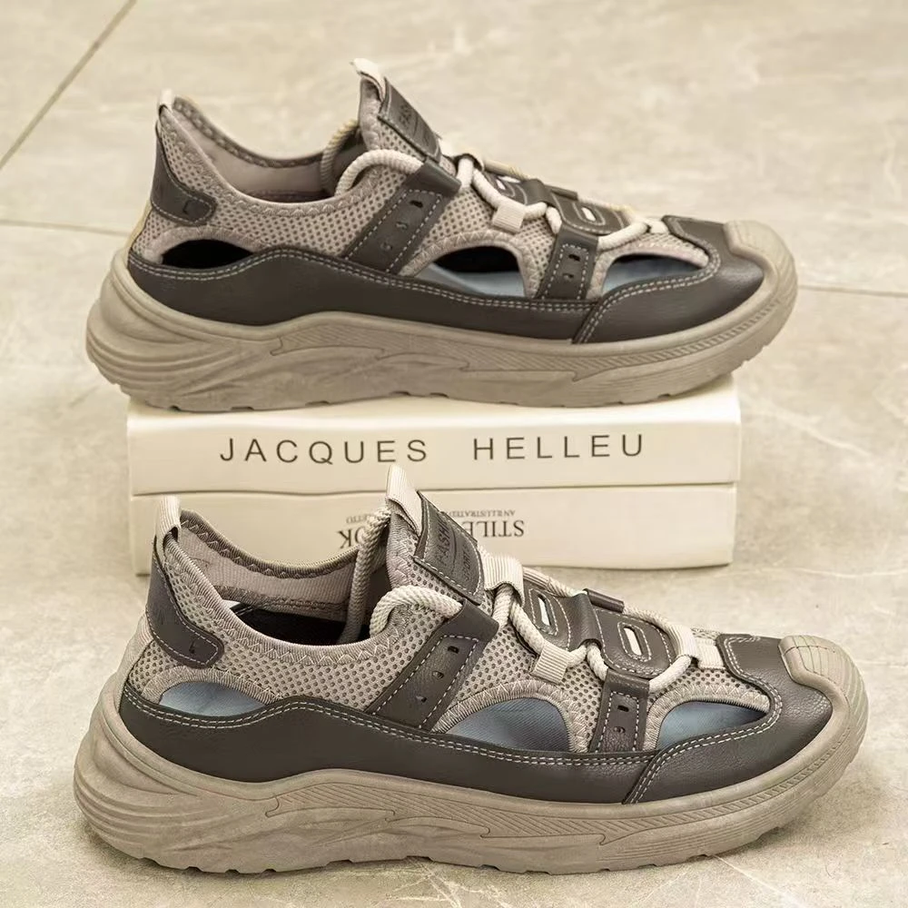 男夏季2025新款年轻人潮流外穿透气鞋男士凉鞋888