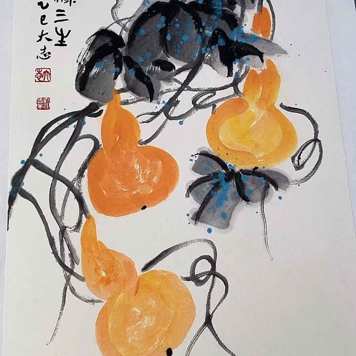 国画纯手绘国画写意作品