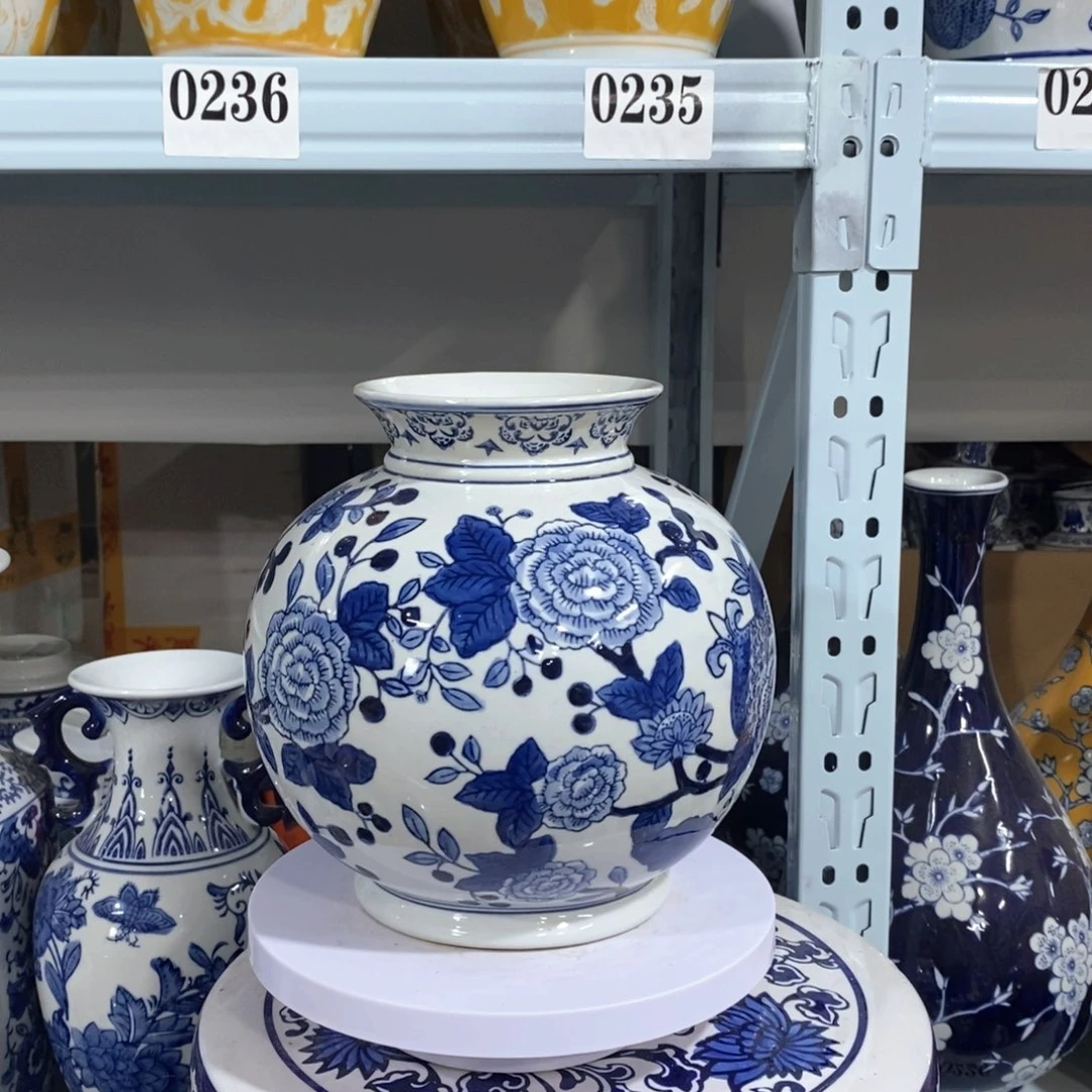 瓶大肚后花瓶摆件