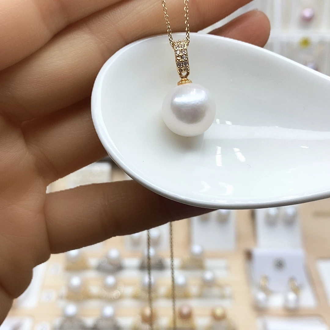 淡水珍珠吊坠(不含链)未镶嵌