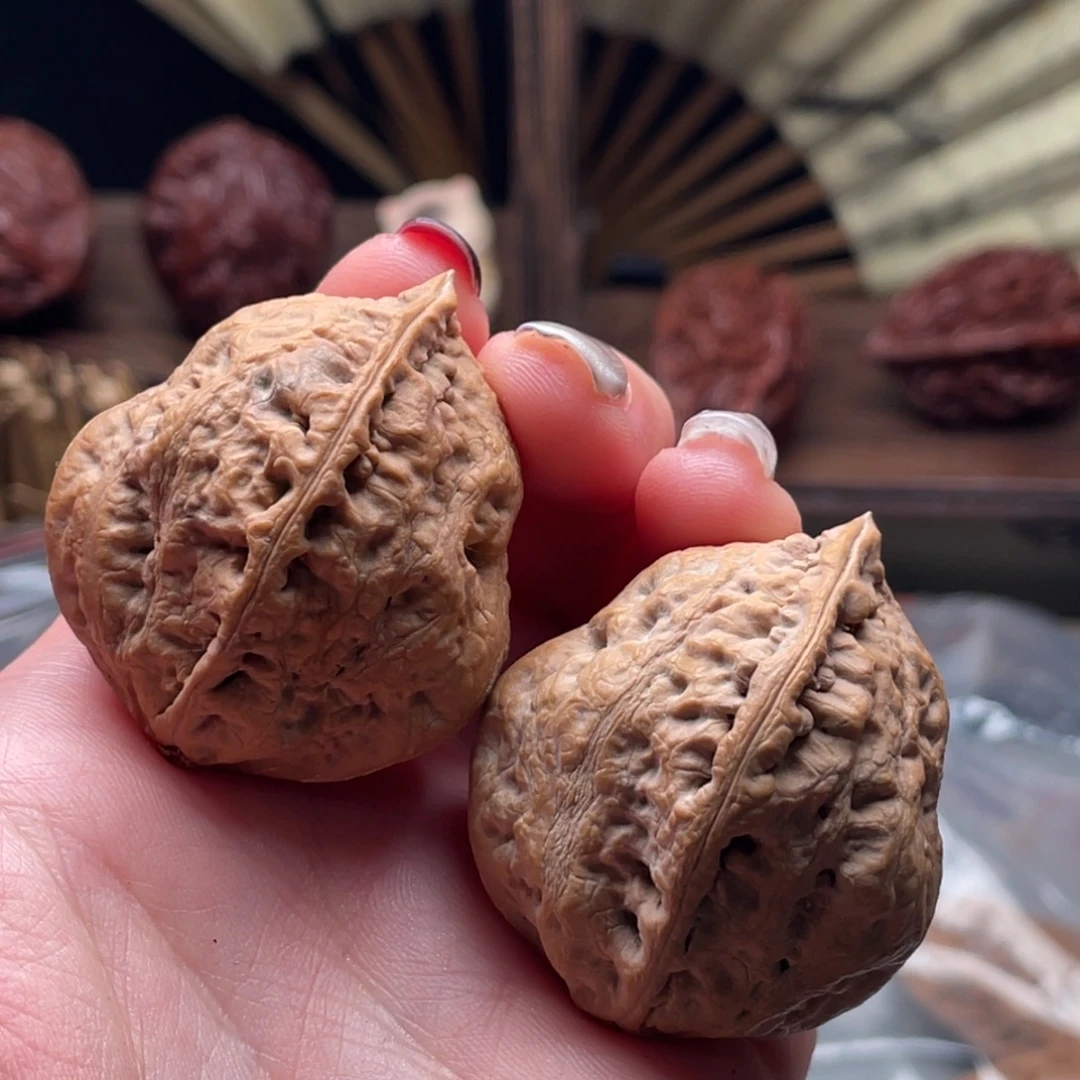 文玩核桃把件楸刀鱼32