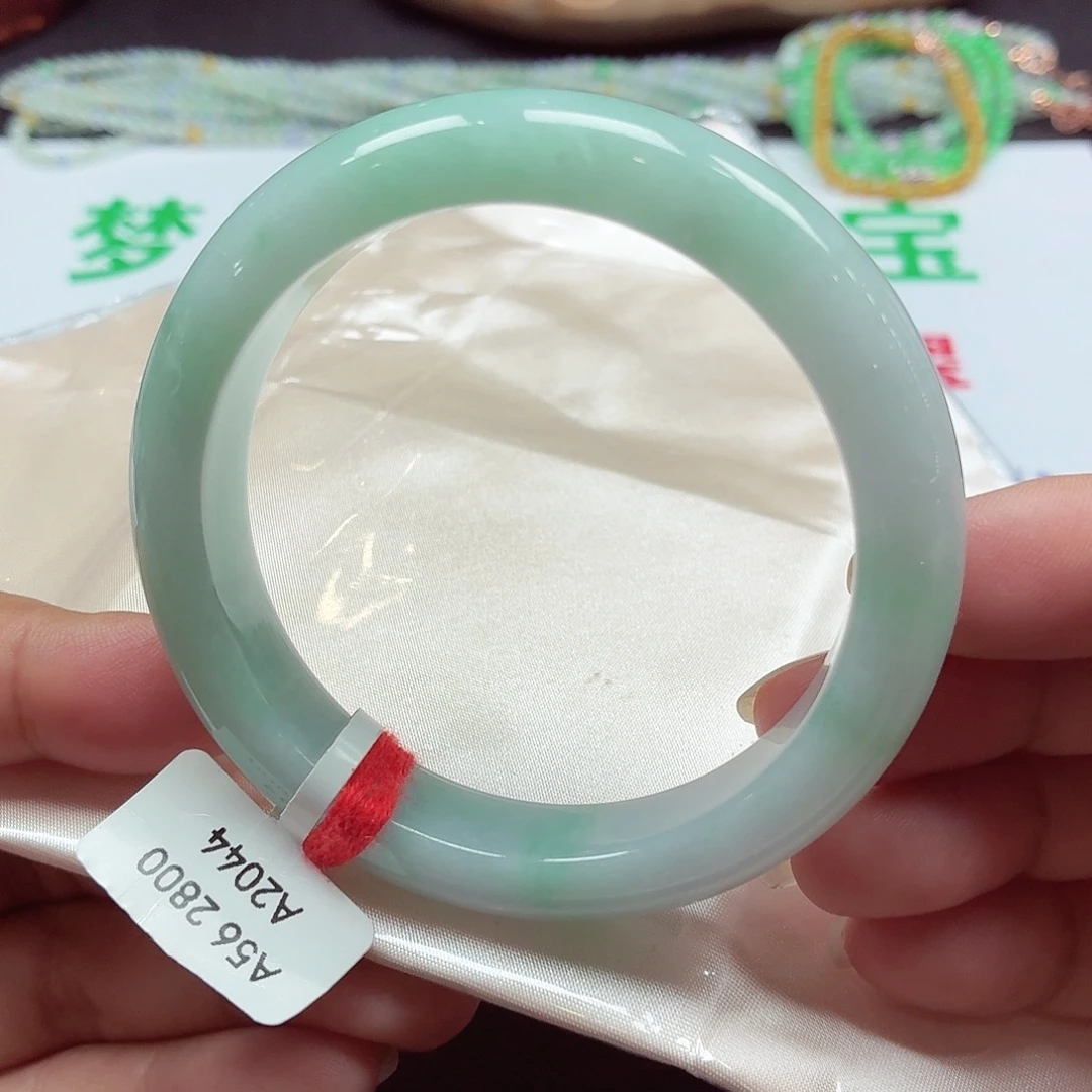 翡翠未镶嵌手镯天然缅甸A货翡翠