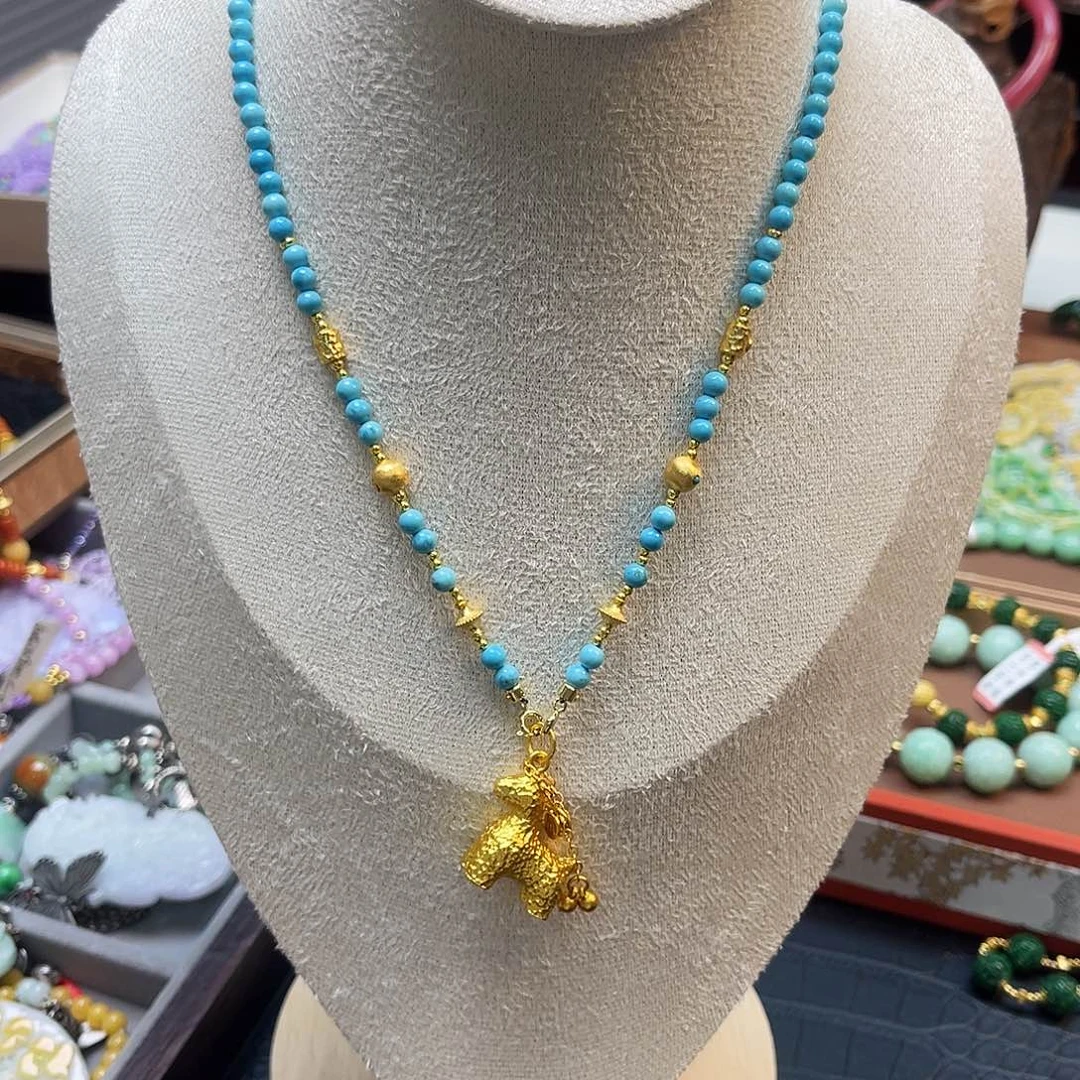 翡翠未镶嵌吊坠(赠链)炸