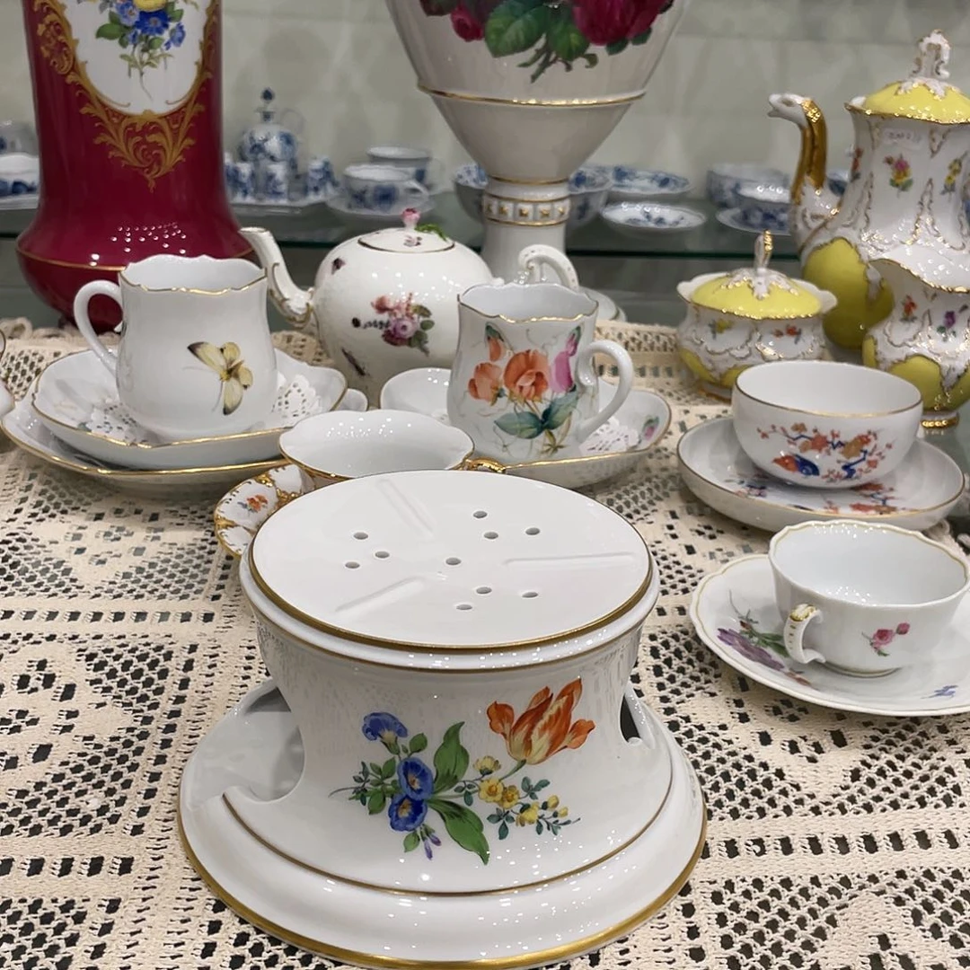 摆件中古一等百花