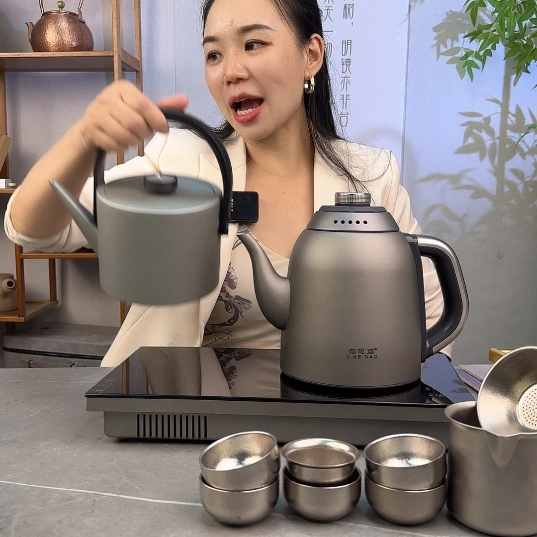 柳***村微可道纯钛煮茶器