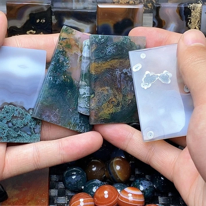 玛瑙/玉髓珠宝半成品未镶嵌执***尘