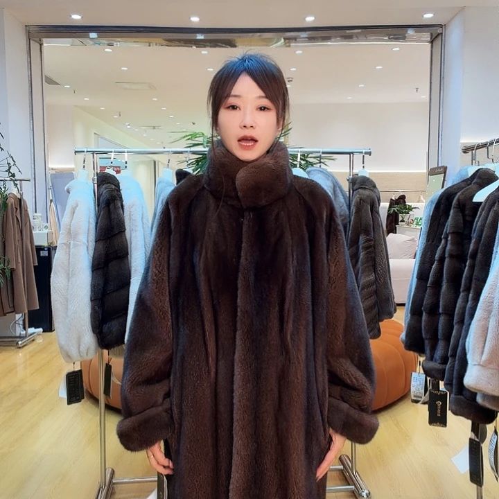 水貂皮110咖啡水貂