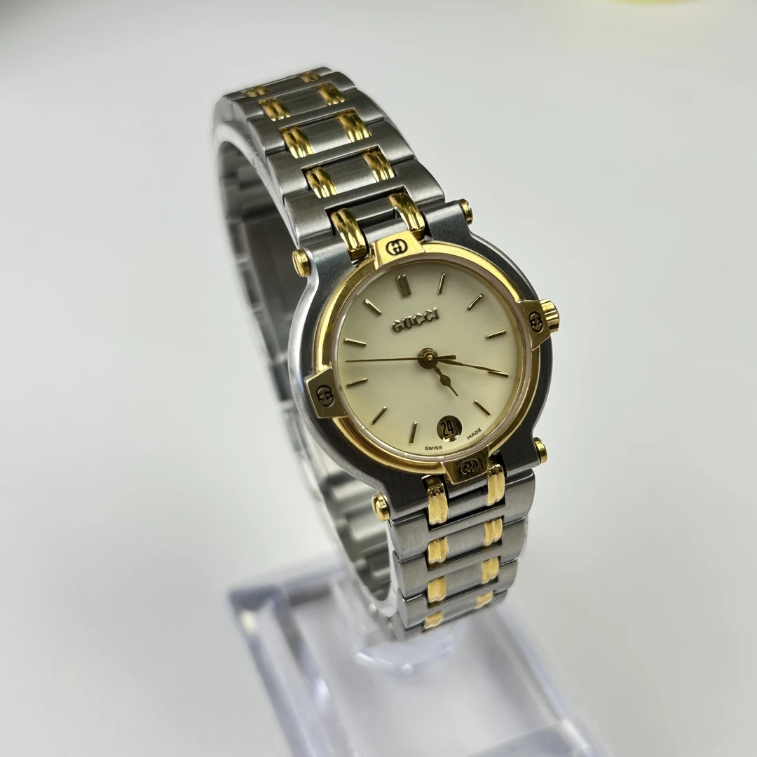 95新 GUCCI/古驰 古驰C/D2571/石英女表/表径25mm时尚