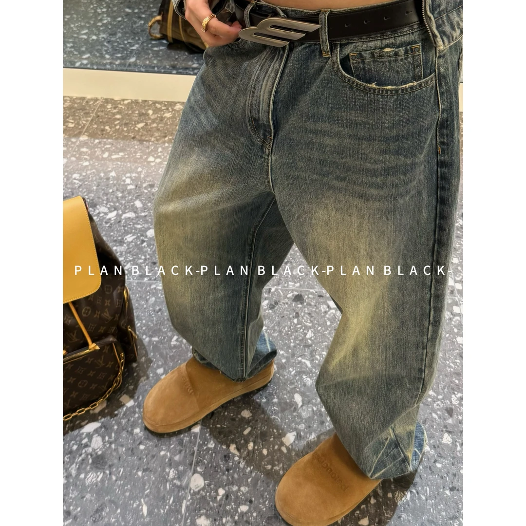 RICH陈发财【北岛日落/牛仔裤】复古洗水！冬天颜色休闲男牛仔裤8212