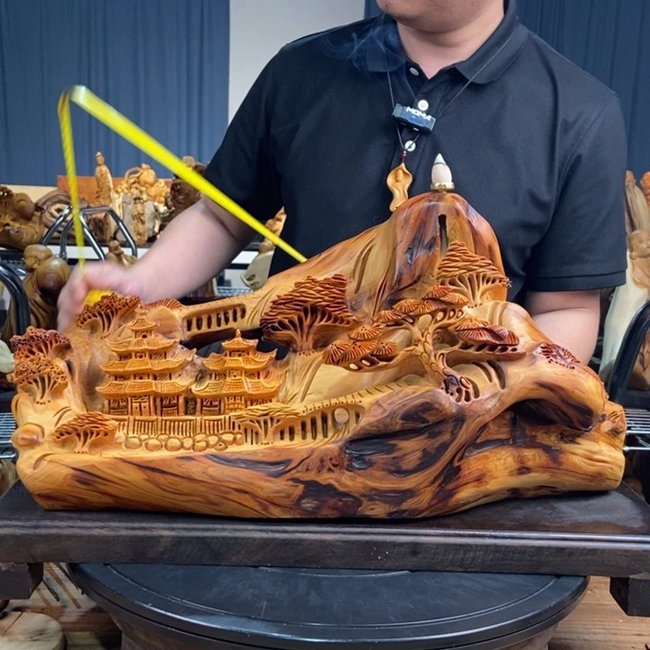 柏木（崖柏）山水倒流香送两盒香