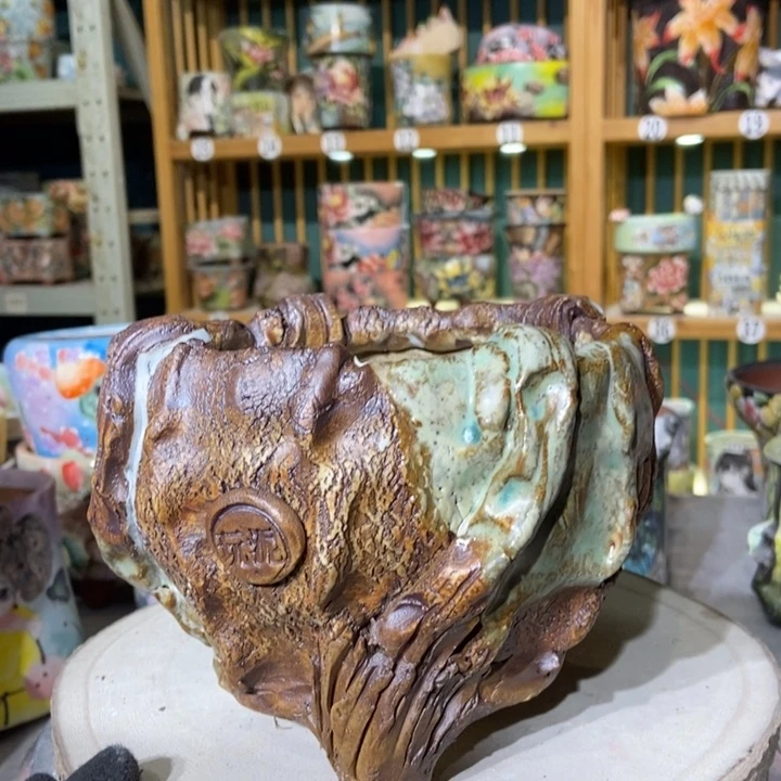 红陶景德镇艺术手绘作品