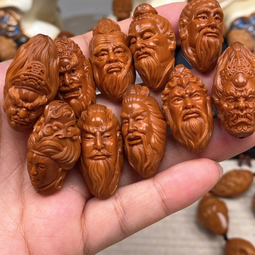 【闪购商品】橄榄核吊坠橄榄手工雕刻工艺