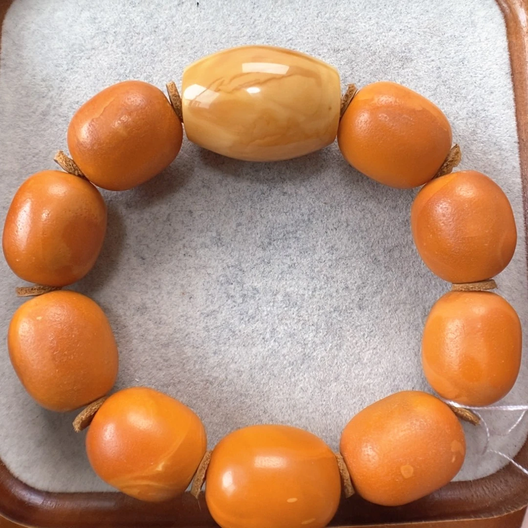 蜜蜡未镶嵌手串蜜蜡