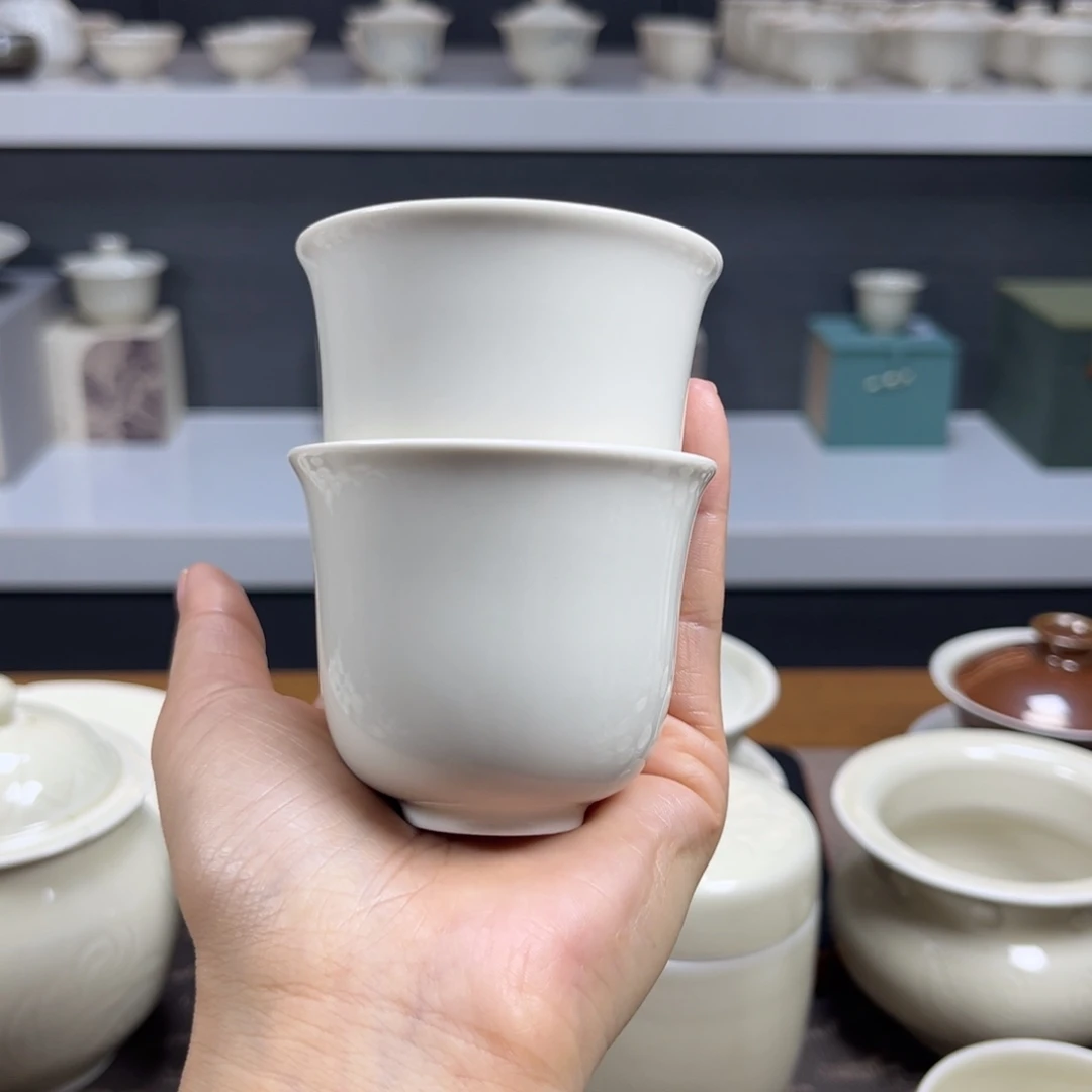 半手工 下播福利价 定瓷 两个杯子