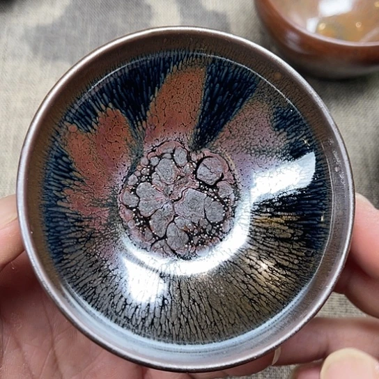 茶盏文*龙窑柴烧普洱杯（灯盏器型）8.7口径