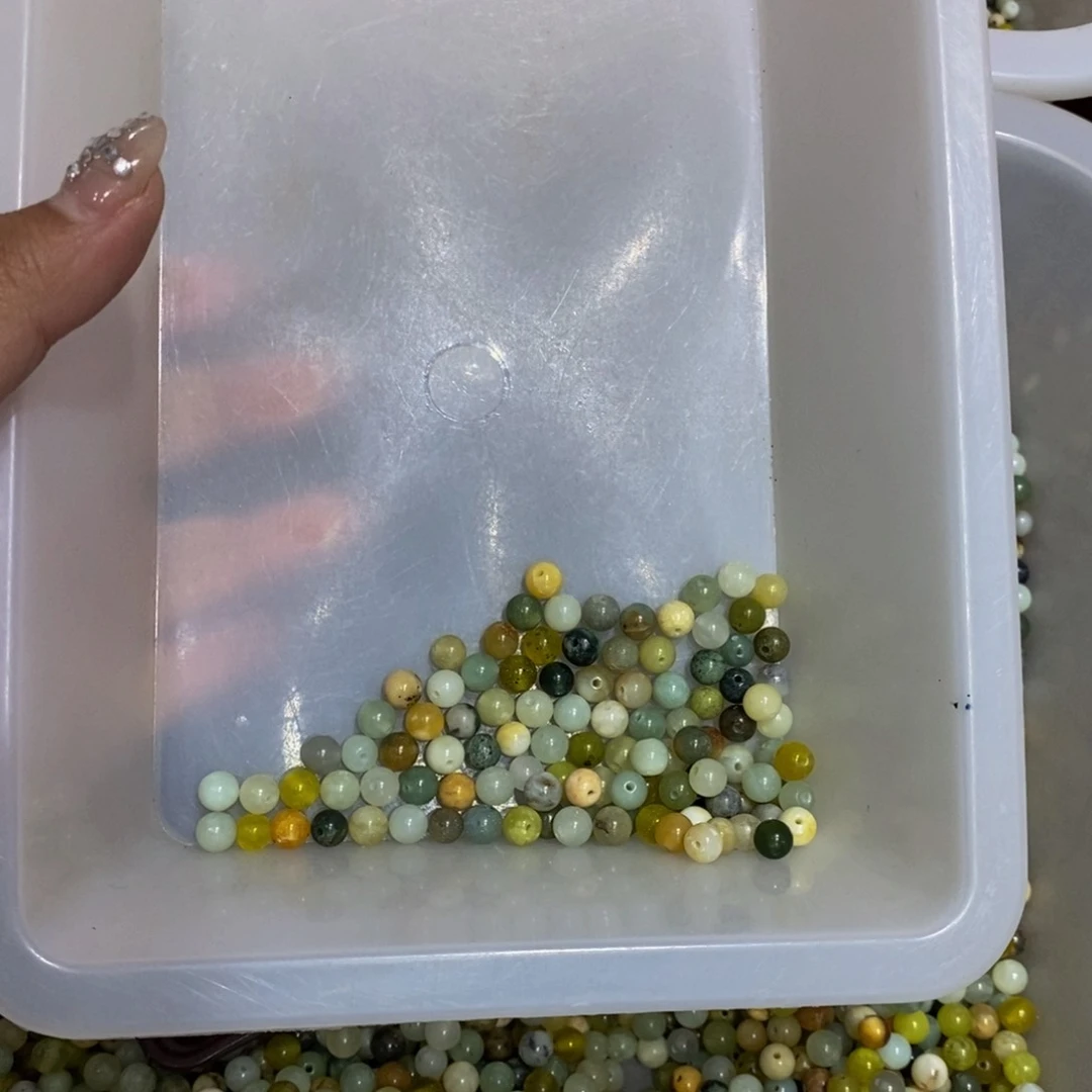 合金蛇纹石玉颈饰88