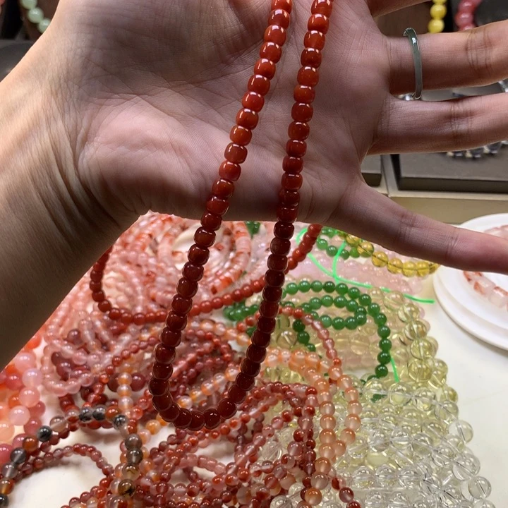 手链未镶嵌南红玛瑙两***爱