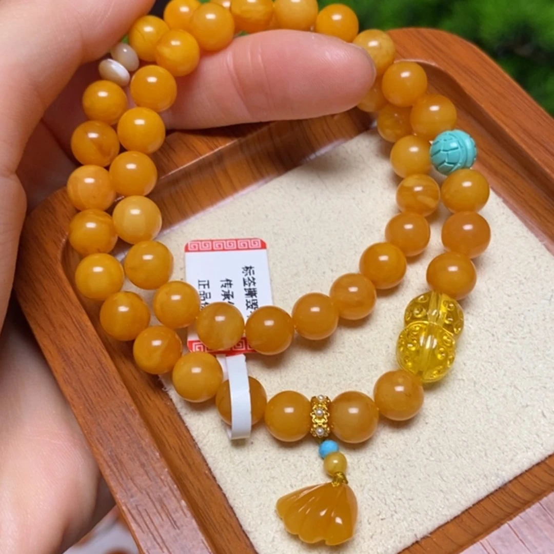 【闪购商品】未镶嵌蜜蜡手链手串