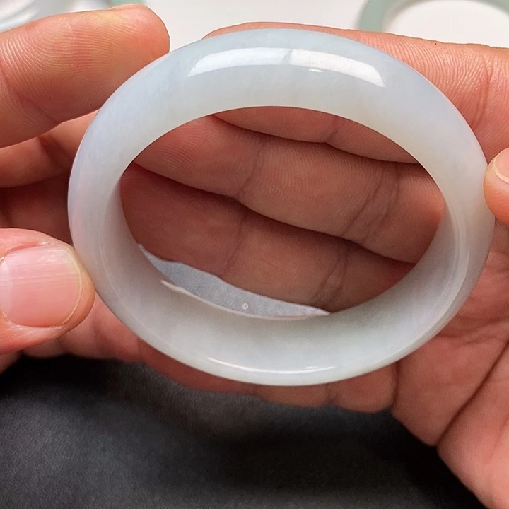 【闪购商品】定制翡翠翡翠手镯未镶嵌圈口59