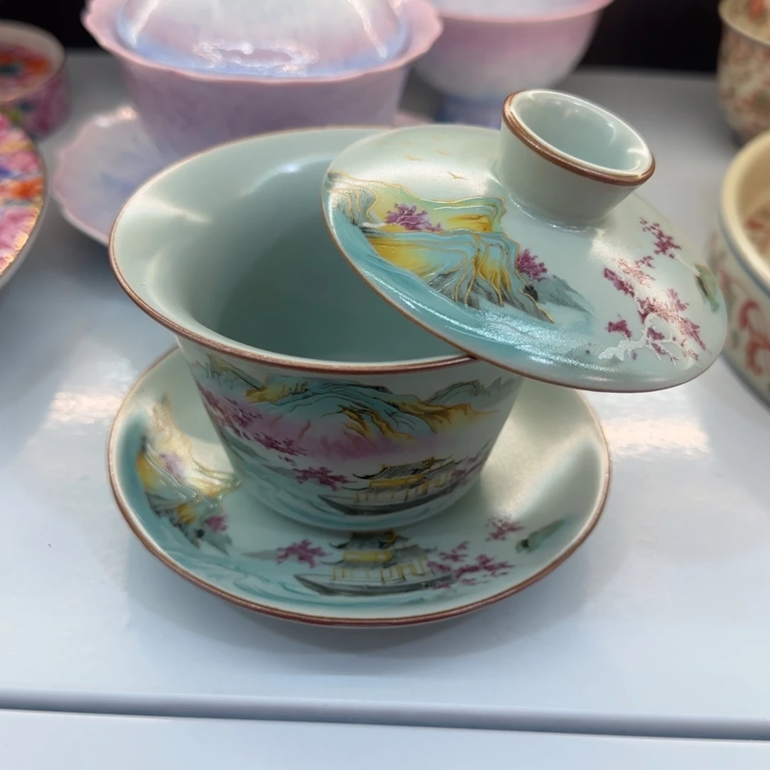 这些盖碗真好看！！！