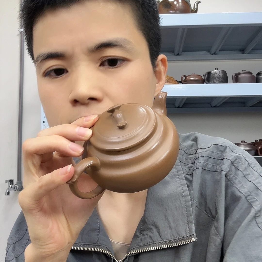 茶壶紫砂民间手艺人全手工制作