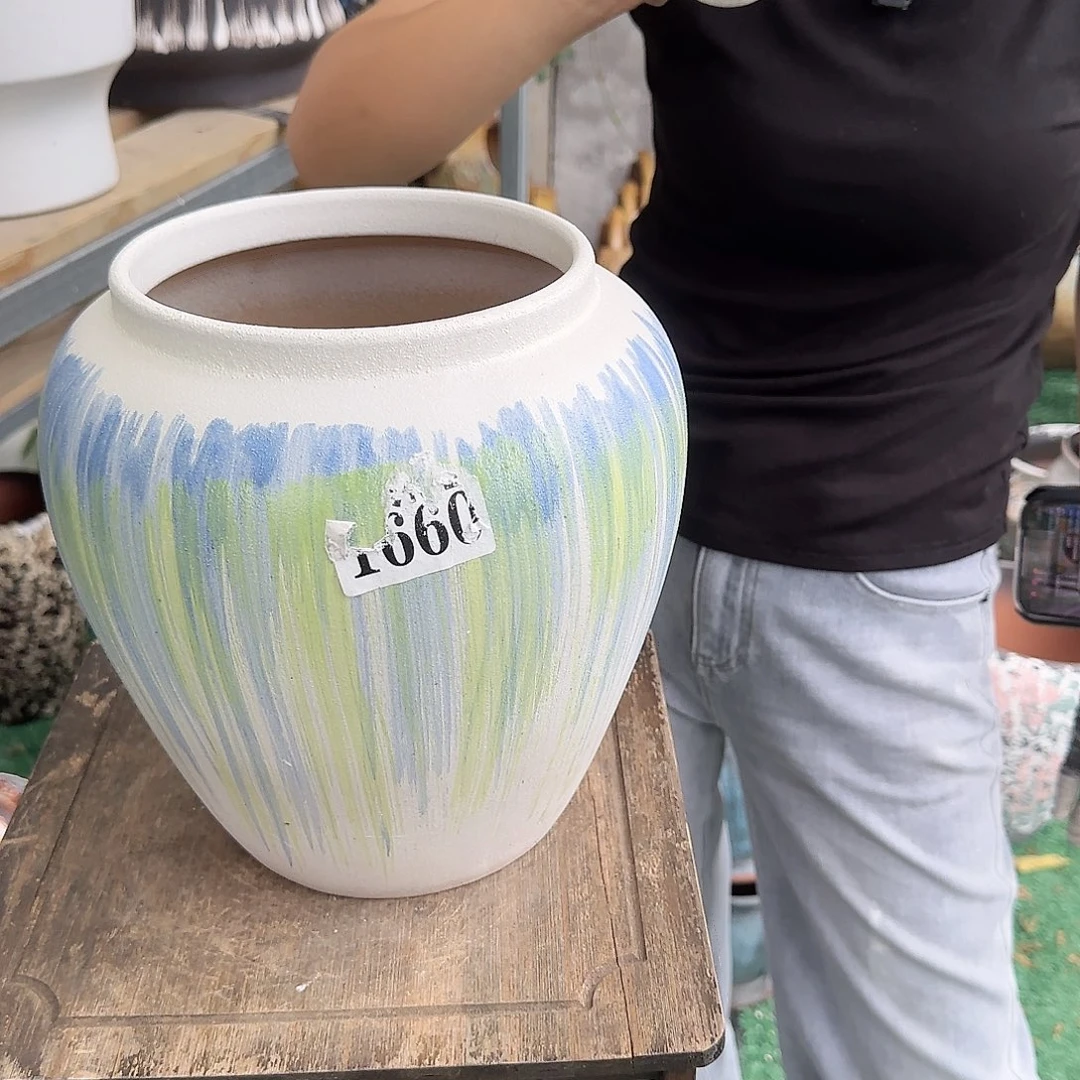 紫砂花盆王嫂花盆直播0619-1660高26口17