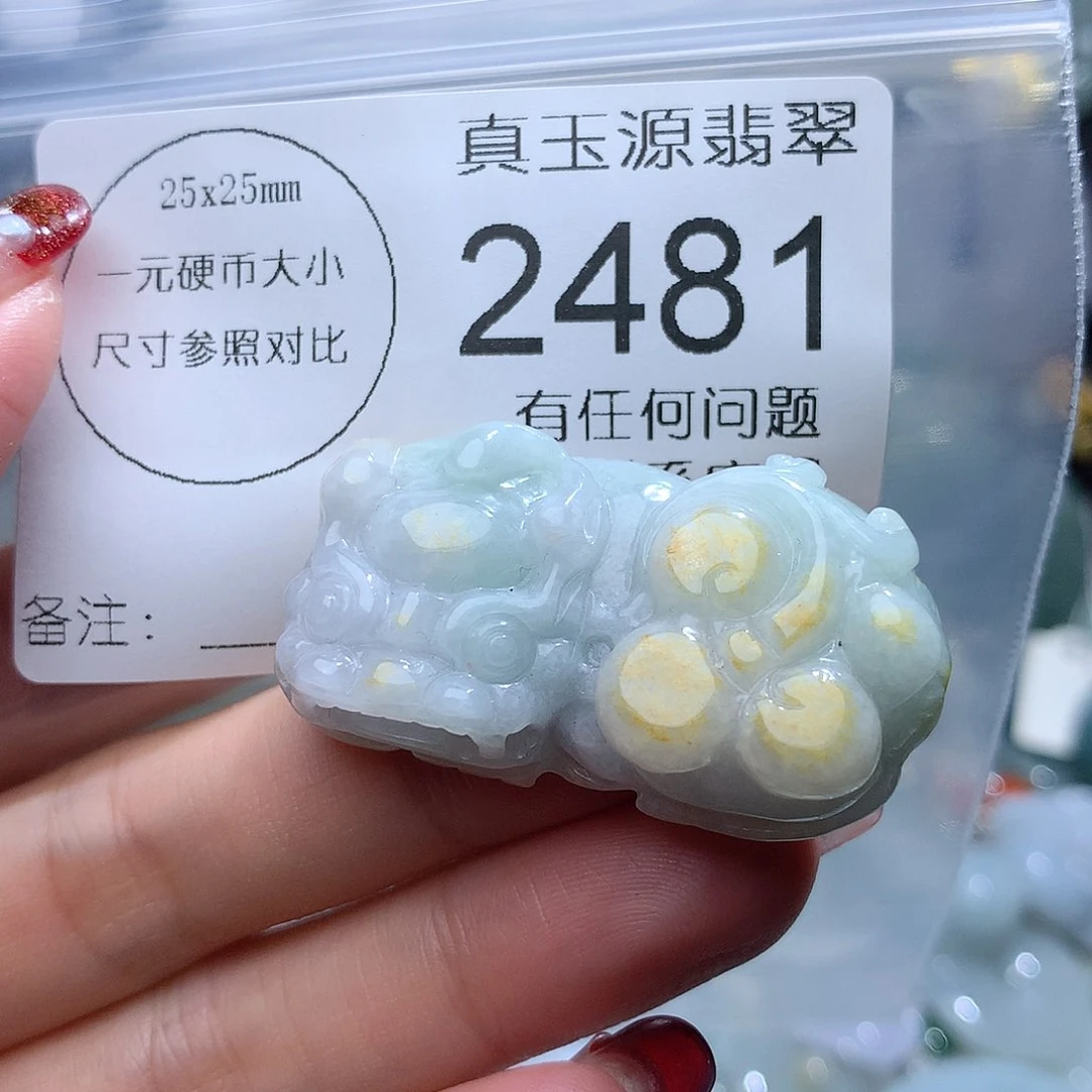 翡翠颈饰未镶嵌2481。