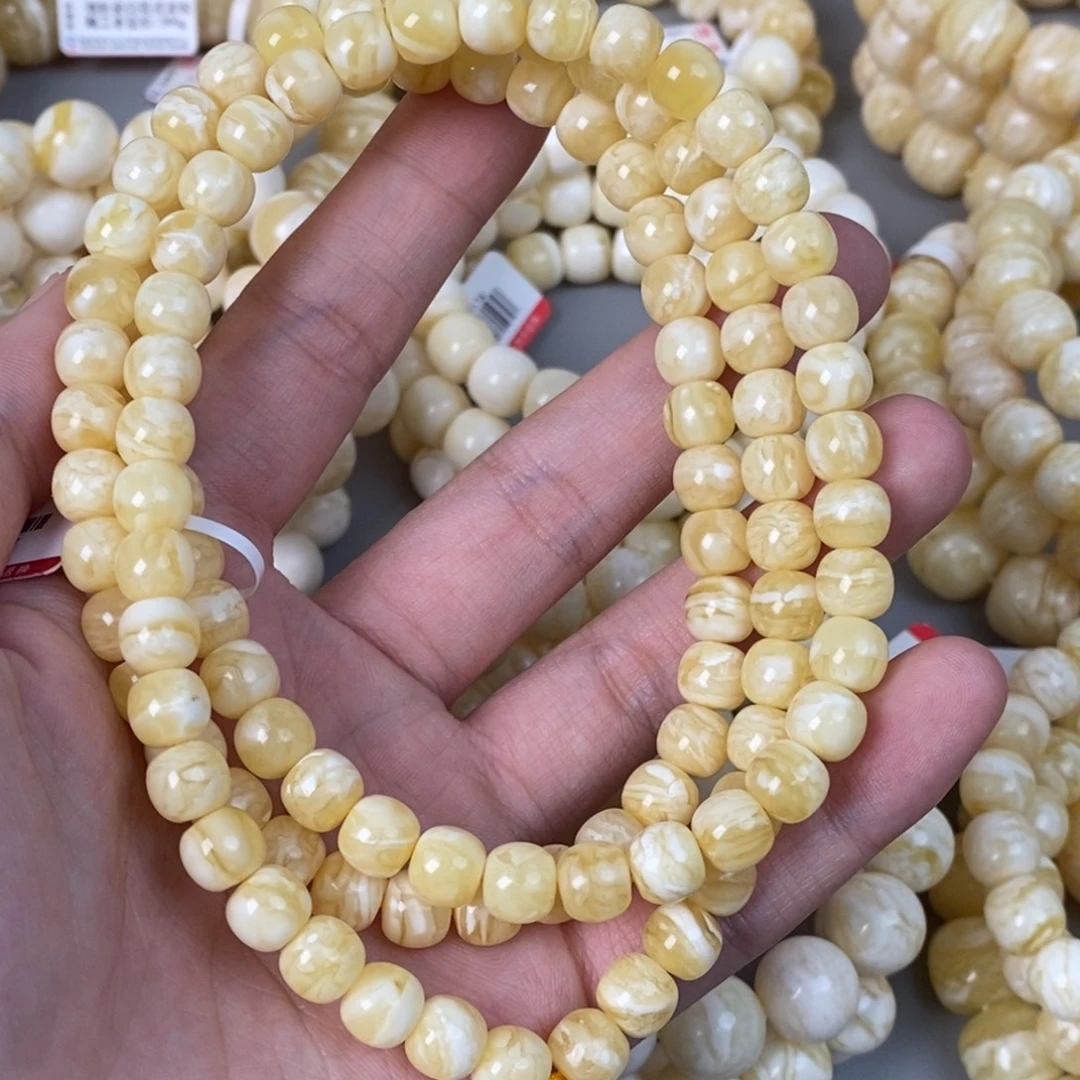 蜜蜡未镶嵌珠宝奇石30.5g7.7mm