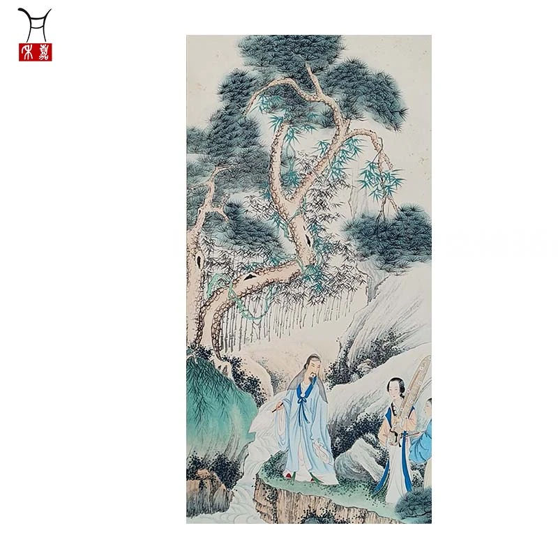 L1049人物立轴36x80/2.5平尺