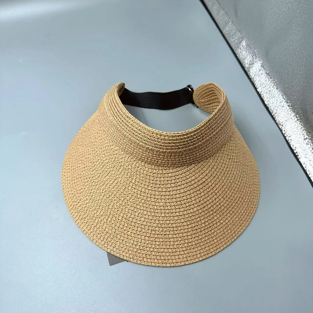 K251128 草编空顶帽 遮阳帽 便携可收纳