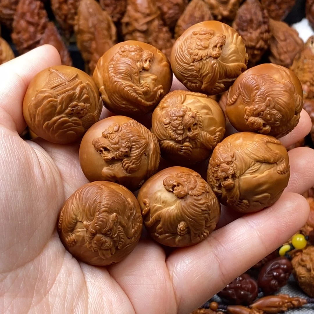 橄榄核手串/手链2.5-2.6虎啸山林手串