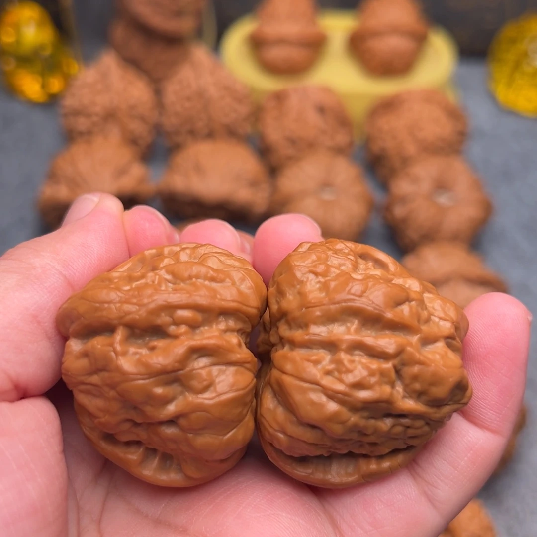 文玩核桃把件41精品延庆蛙开背