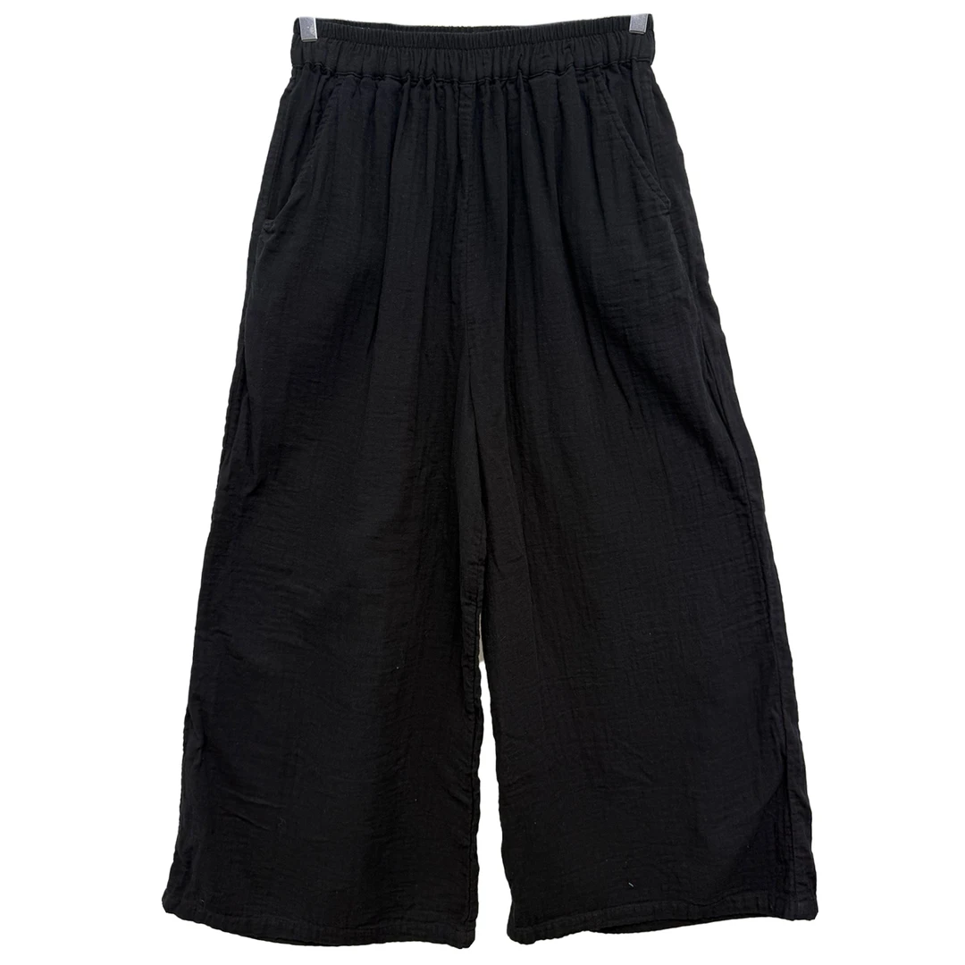 【纱布裤】舒适百搭潮流气质时尚纯棉#4613/身高150-180都可以穿