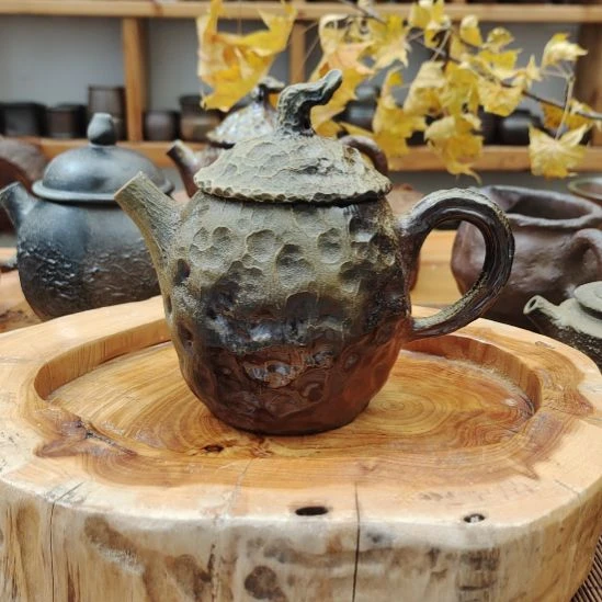 白***梨坭兴陶纯柴烧茄瓜220C