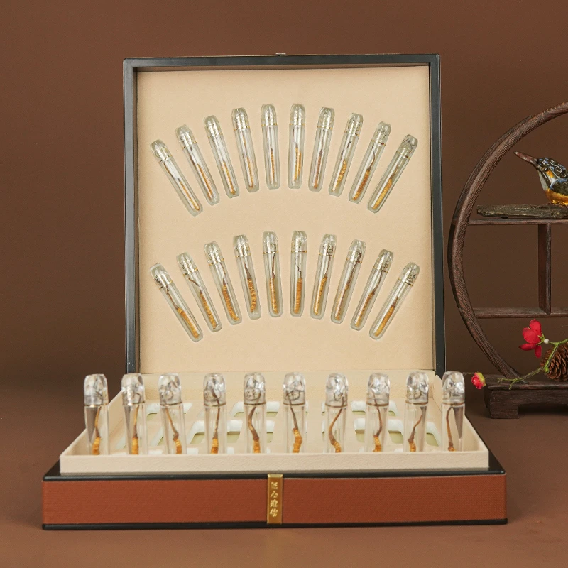 【羽泽精品】2根/克50根 2025头茬干冬虫夏草 滋补品送礼